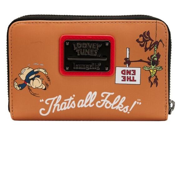 Loungefly Looney Tunes That’s All Folks Zip Around Wallet - Picture 3 of 7